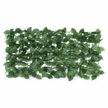 0.5*1m Decorative Simulation Dark Green Leaf Fence Net Artificial Plastic Fence for Garden Courtyard Balcony